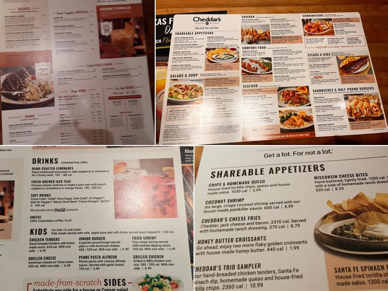 Cheddar's Scratch Kitchen Menu