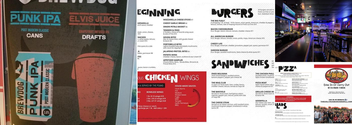 The Ugly Mug Bar & Grill Menu