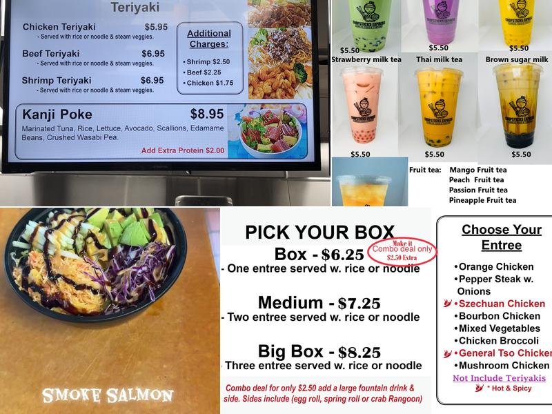 Chopsticks Express Menu