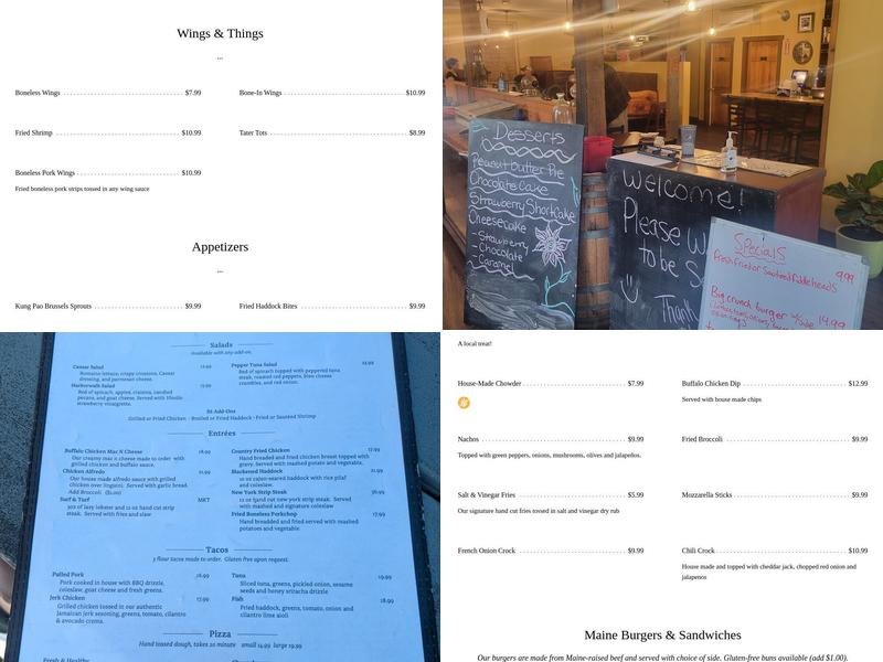 Harborwalk Restaurant Menu