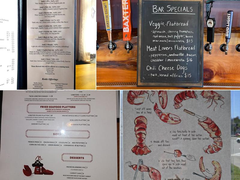 Lobster Pound Restaurant Menu