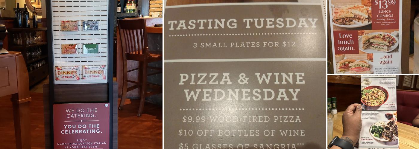 Carrabba's Italian Grill Menu
