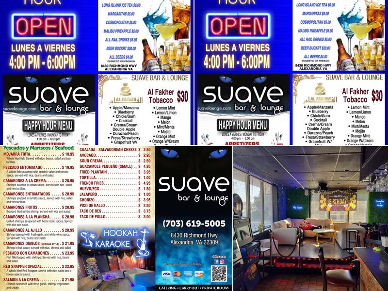 Suave Menu