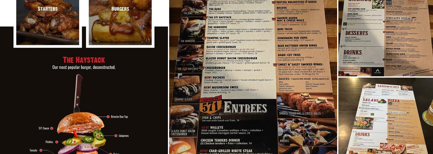 571 Grill & Draft House Menu
