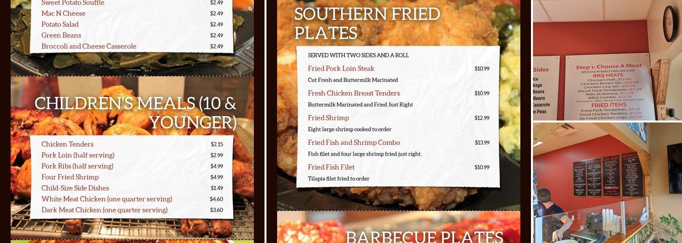 Goolsby's Menu