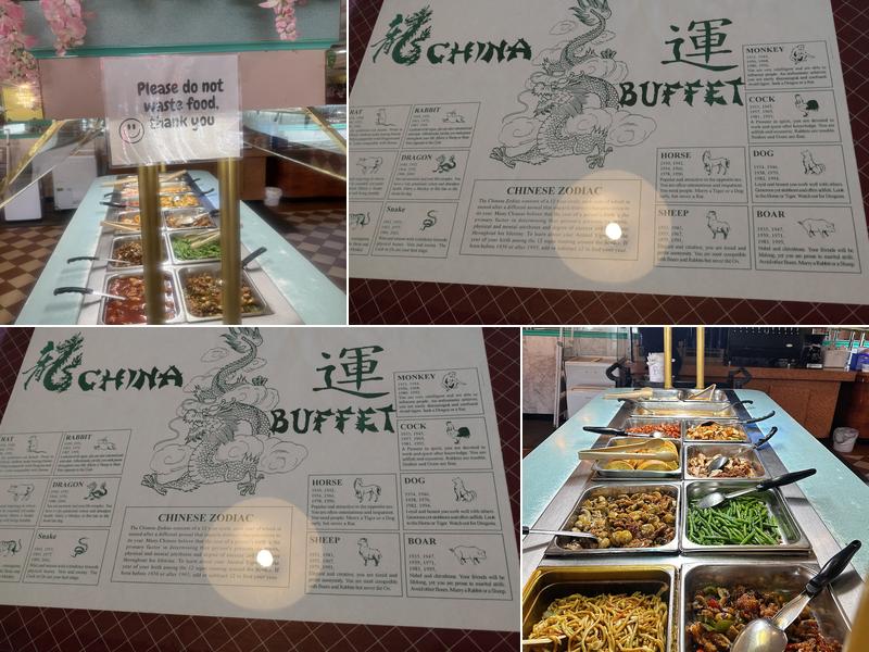China Buffet Menu