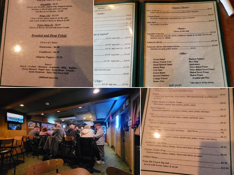 Meadows Restaurant Menu