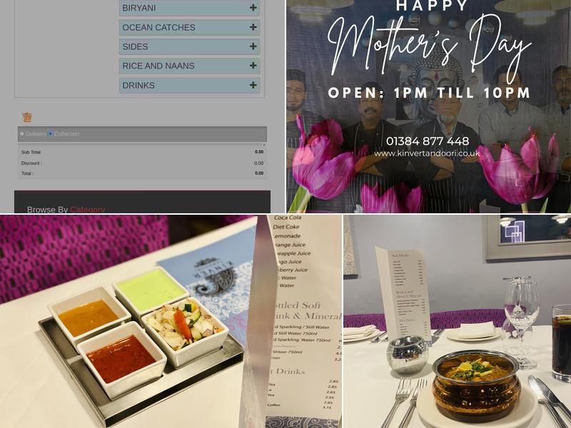 Kinver Tandoori Menu