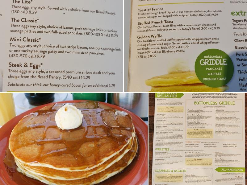Scramblers Menu