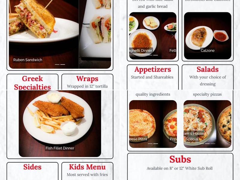 Sam's Pizza & Subs Menu