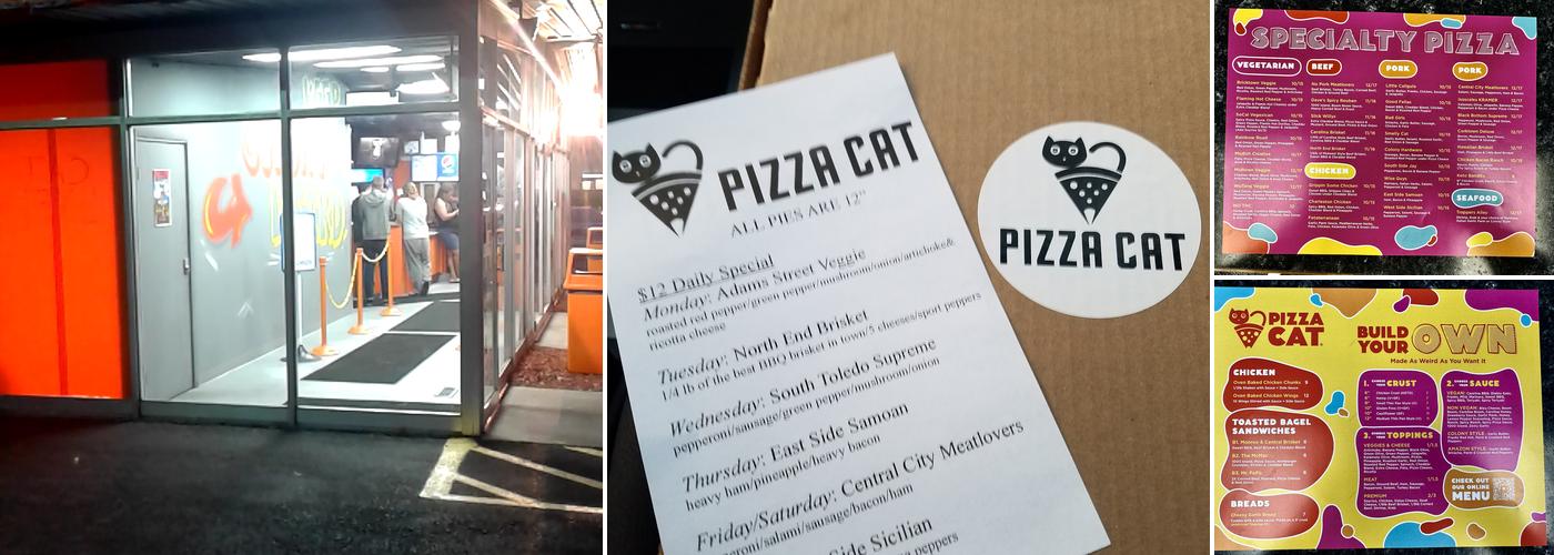 Pizza Cat Menu
