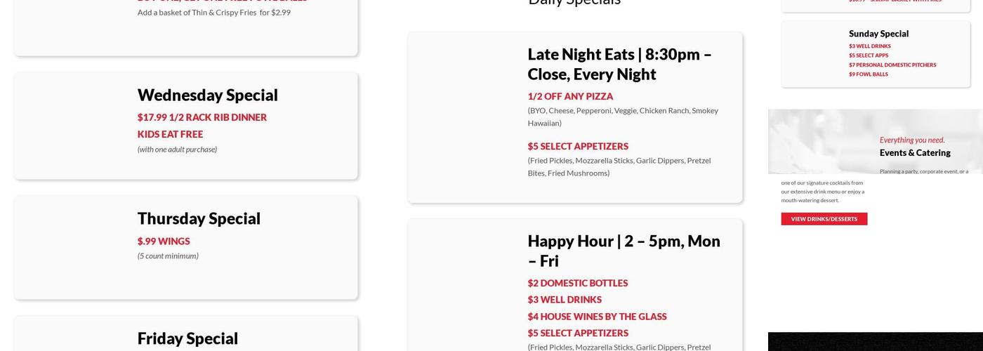 Sidelines III - Telegraph Menu