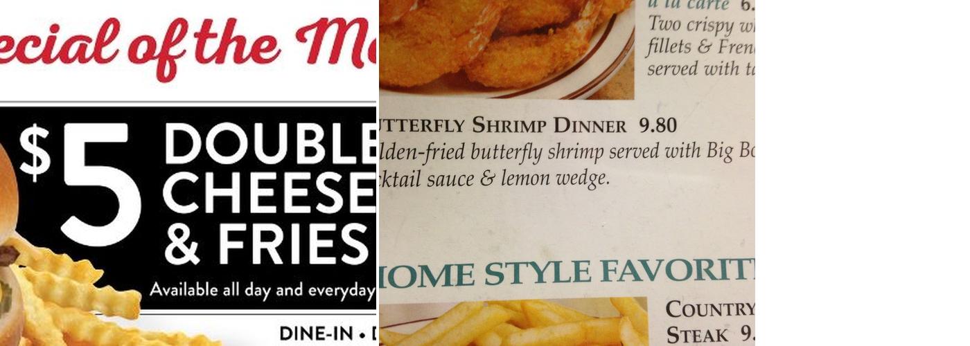 Big Boy Menu