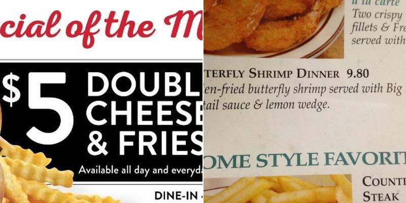 Big Boy Menu