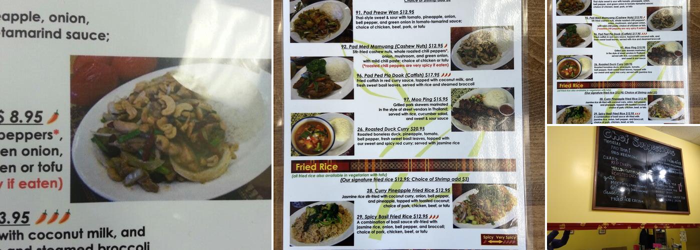 Basil Thai Restaurant Menu