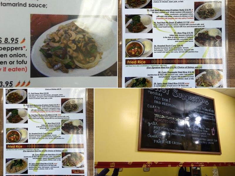 Basil Thai Restaurant Menu