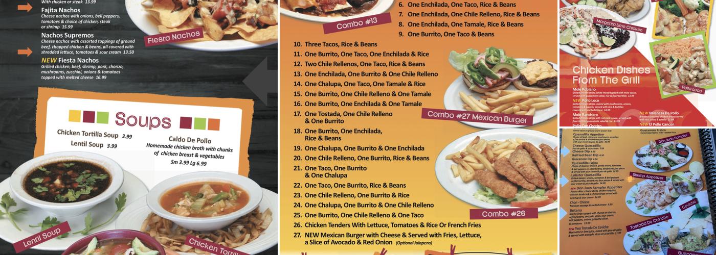 Don Juan Bar & Grill Menu