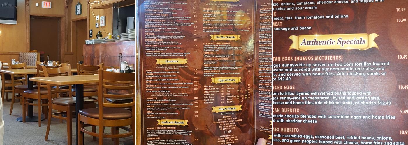 Executive Diner Menu