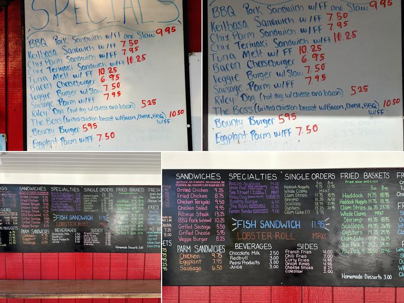Dunton's Doghouse Menu