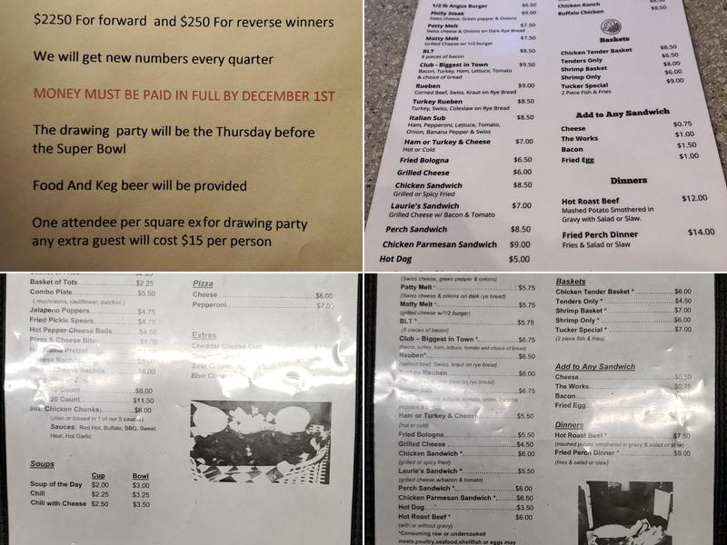 John's Korner Bar & Grill Menu