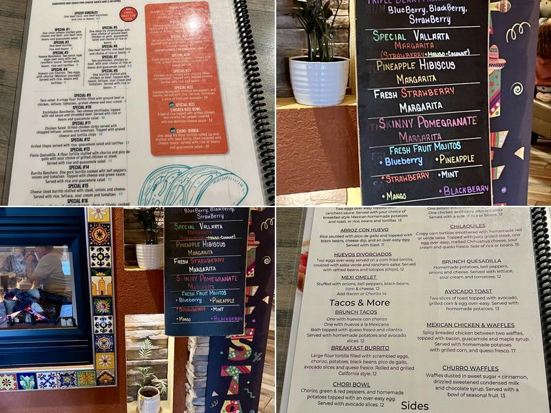 El Vallarta Menu