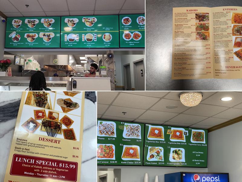 Dunya Kabob Menu