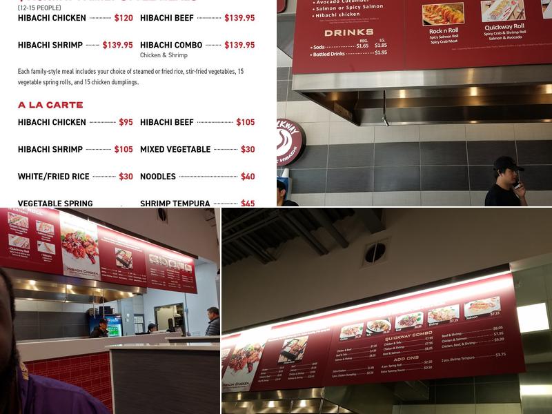 Quickway Menu