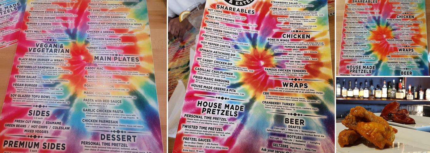 Magic Tree Pub & Eatery Menu