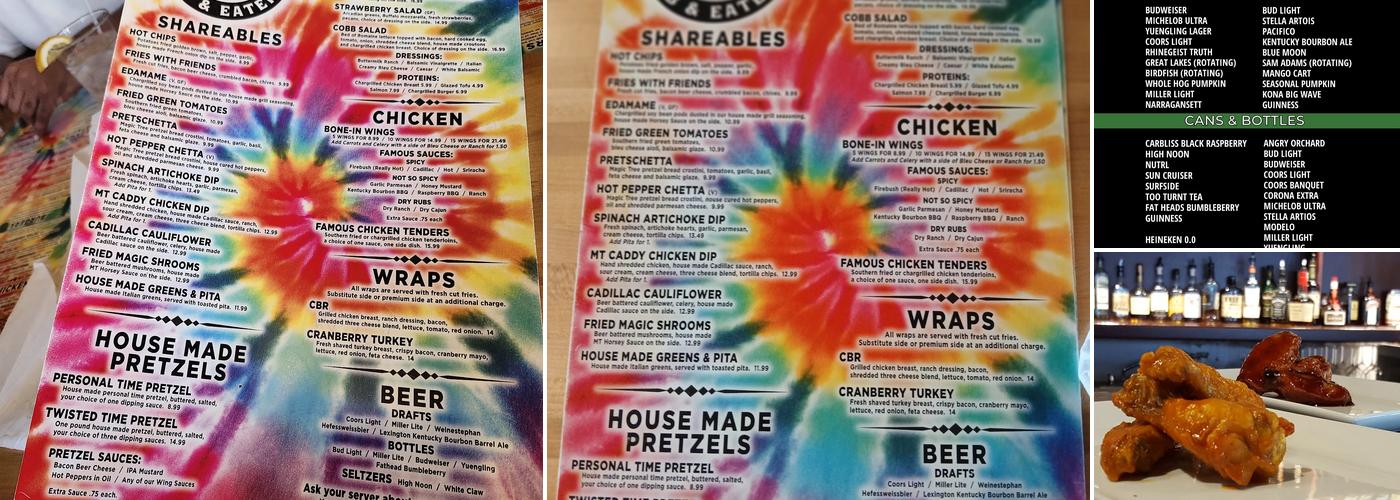 Magic Tree Pub & Eatery Menu