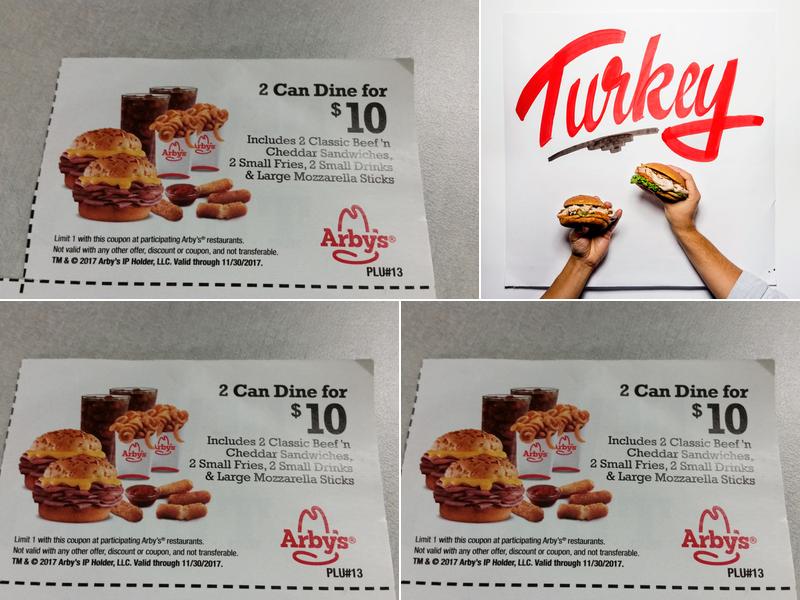 Arby's Menu