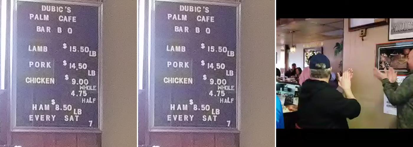 Dubic Palm Cafe Menu