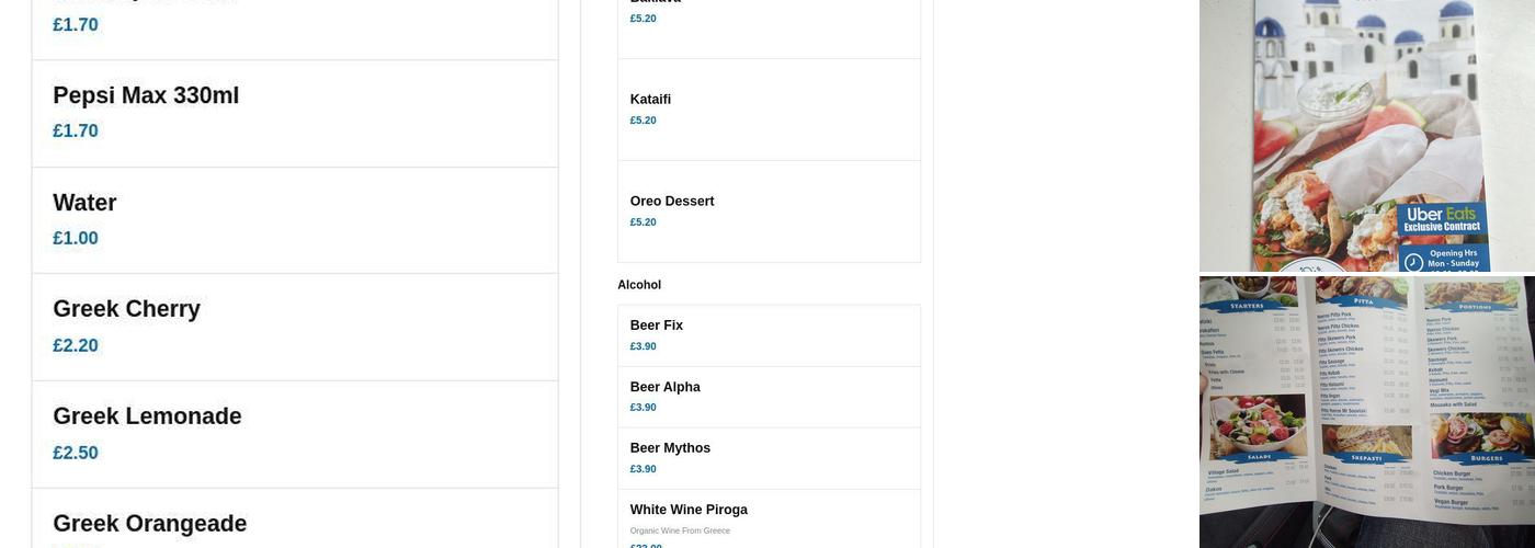 Mr Souvlaki - Authentic Greek Cuisine Menu