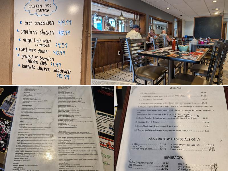 Middlesex Diner Menu