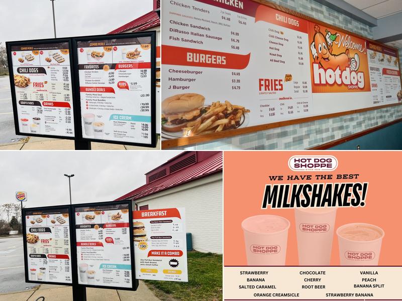 Jib Jab Hot Dog Shoppe Menu