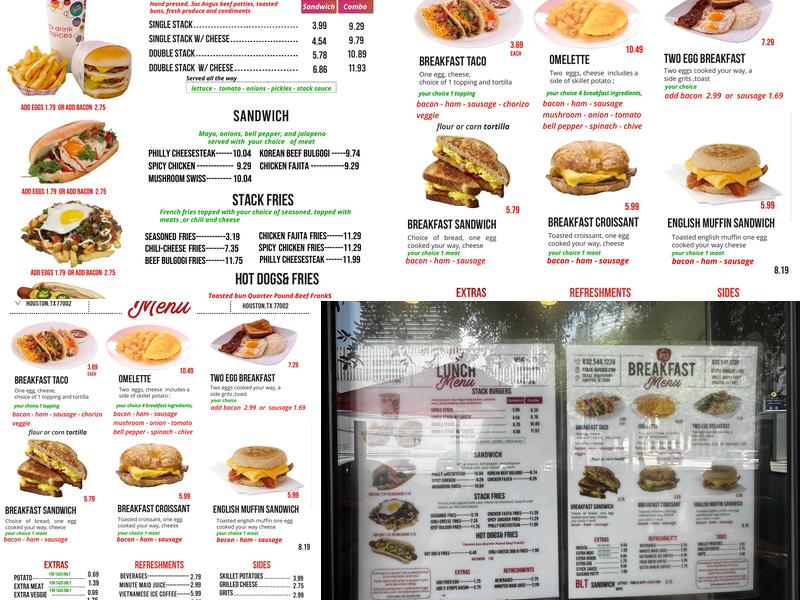Stack Burger Menu