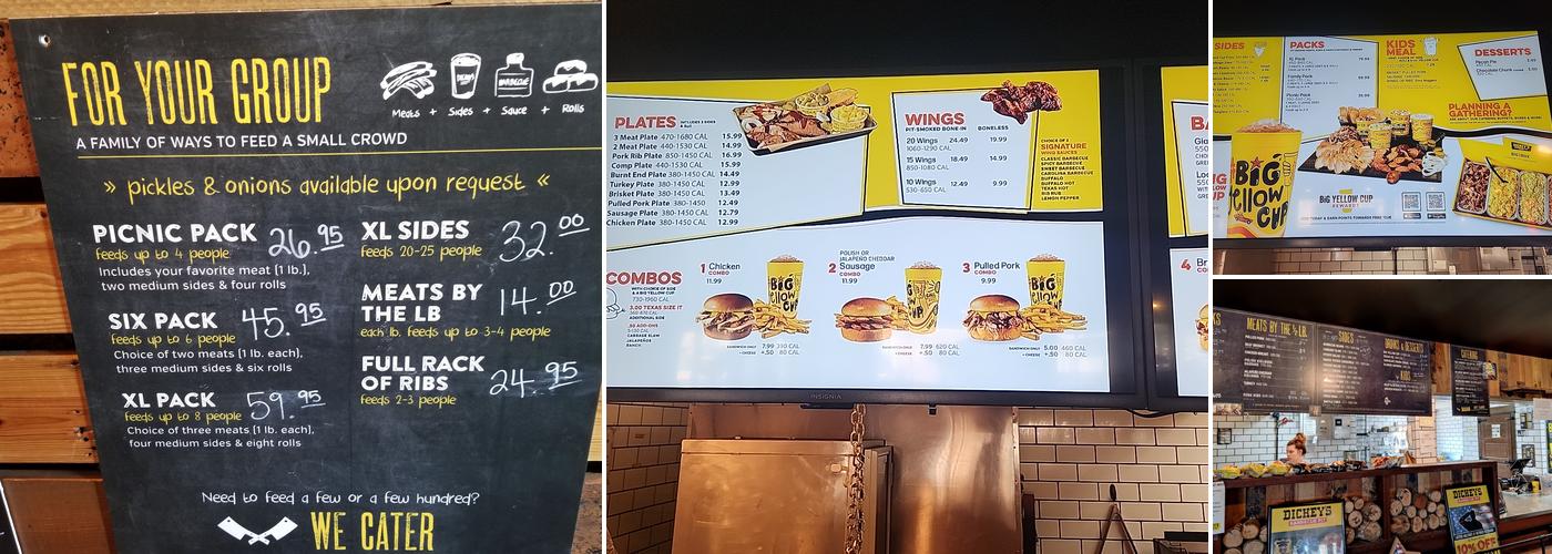 Dickey's Barbecue Pit Menu