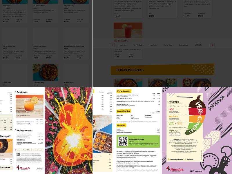 Nando's PERi-PERi Menu