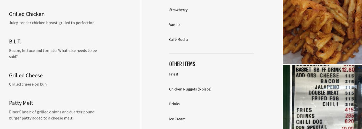 Someburger Menu