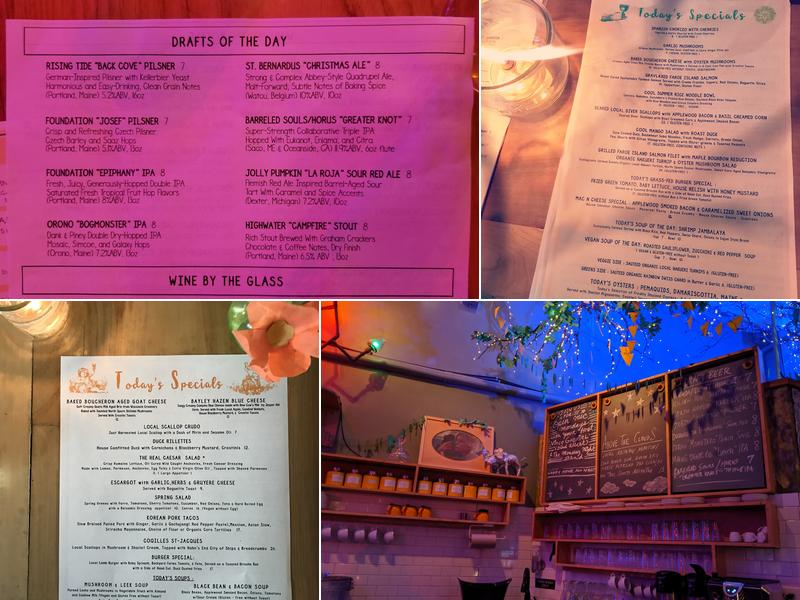 Fog Bar & Cafe Menu
