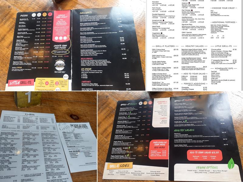 Grill-It Newbridge Menu