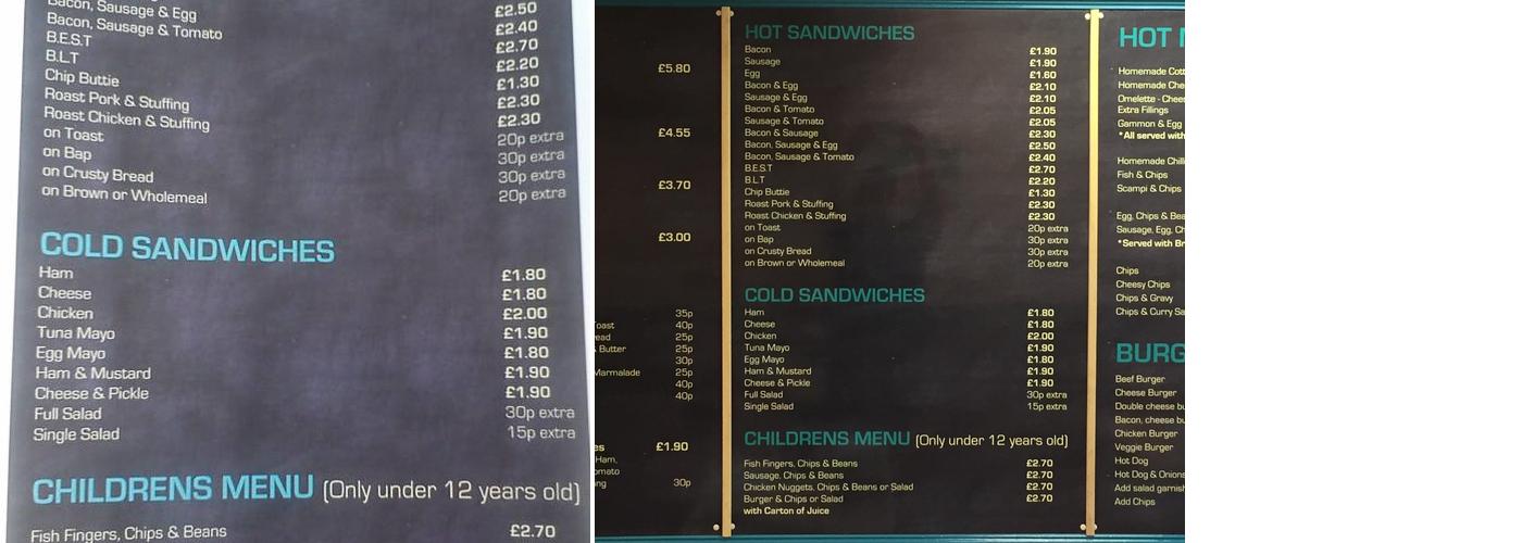 Simply Sammy's Kitchen & Diner Menu