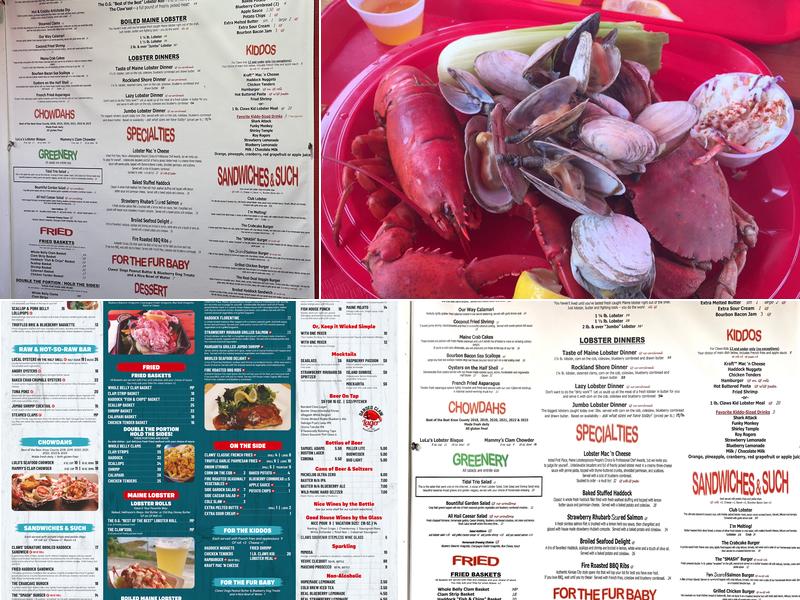 Claws Menu