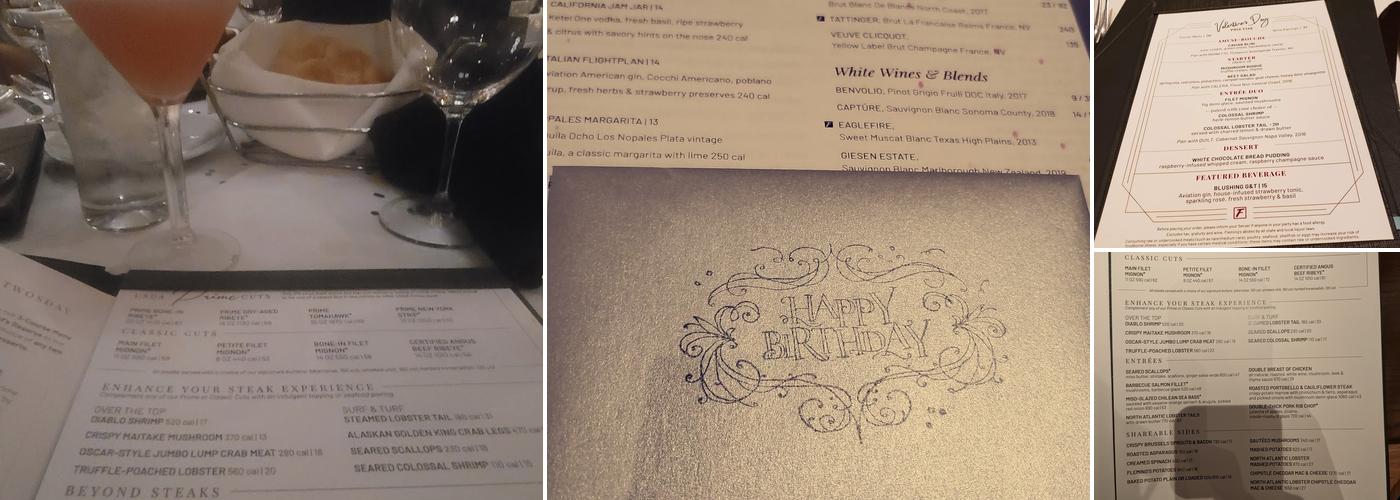 Fleming’s Prime Steakhouse & Wine Bar Menu