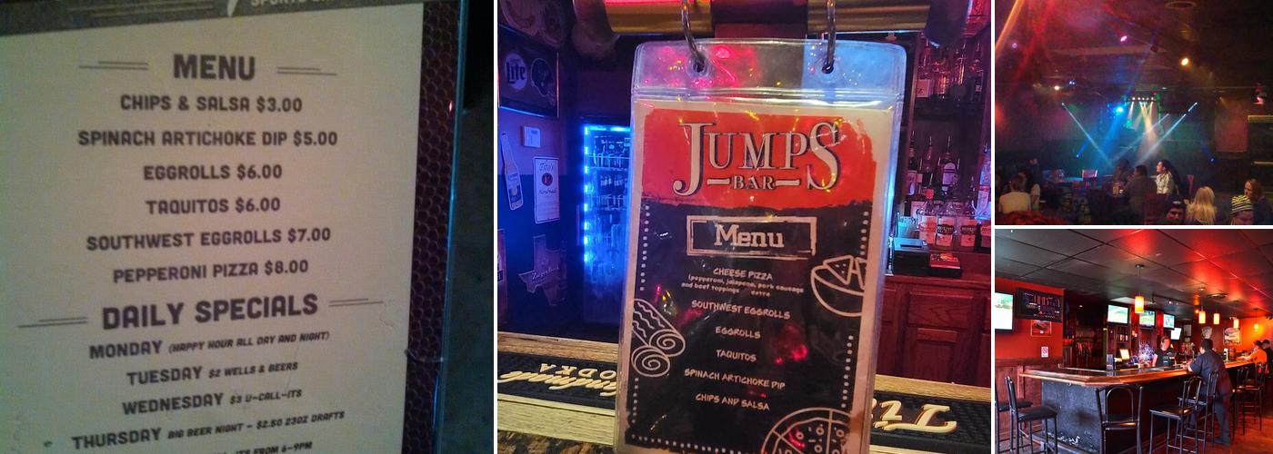 Jumps Bar Menu