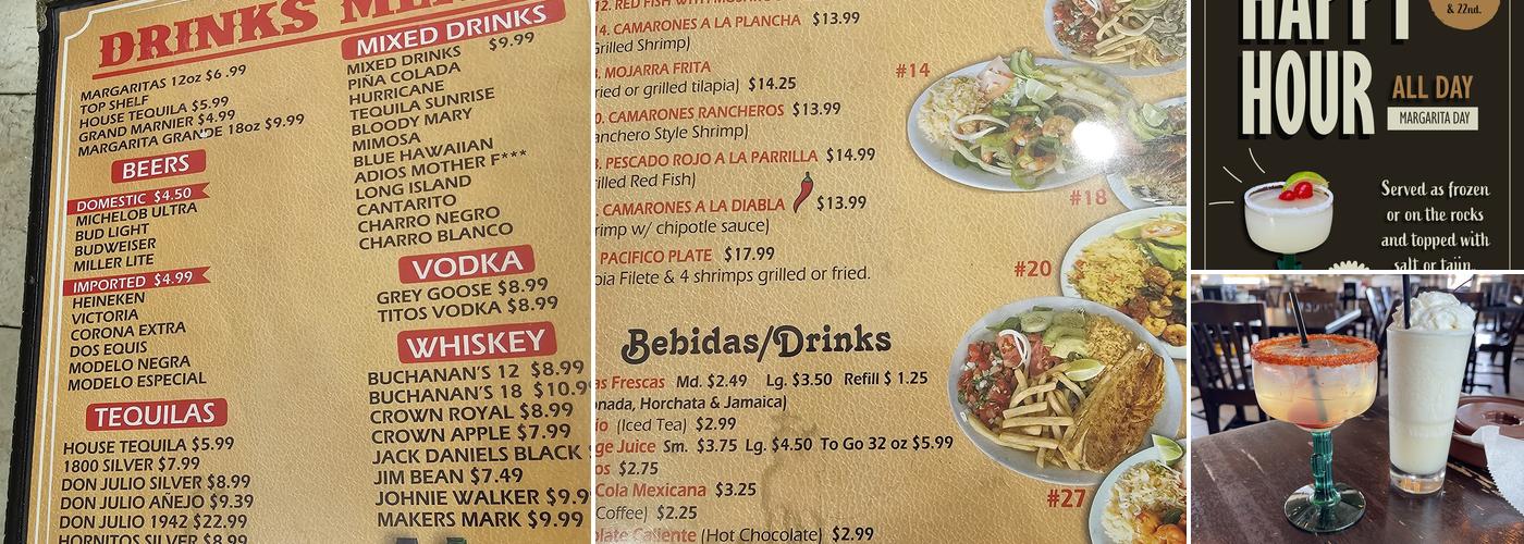 El Charro Menu