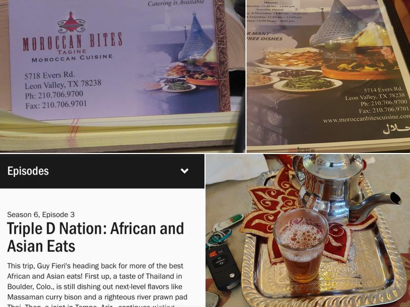 Moroccan Bites Tajine Menu