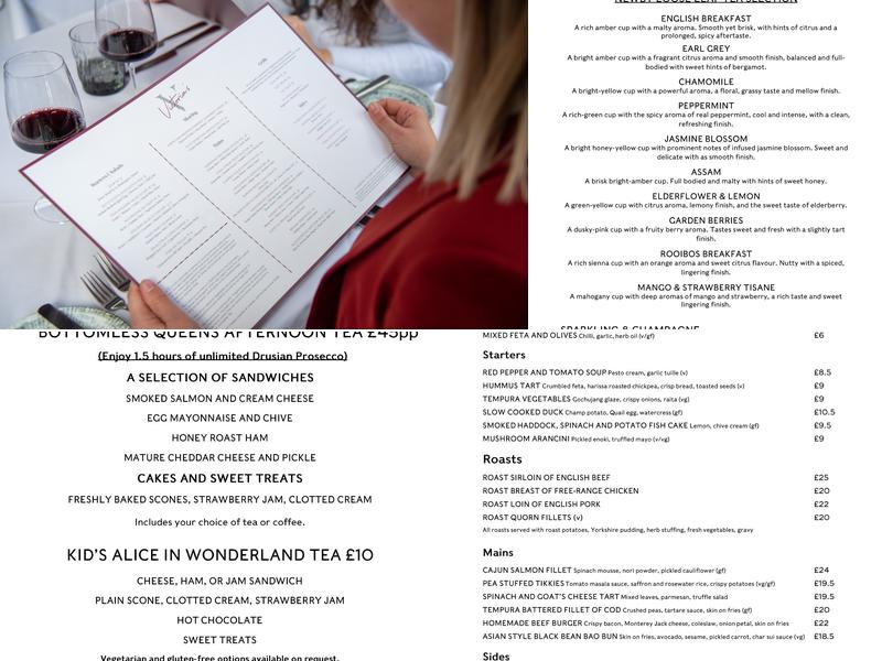 Victoria's Menu