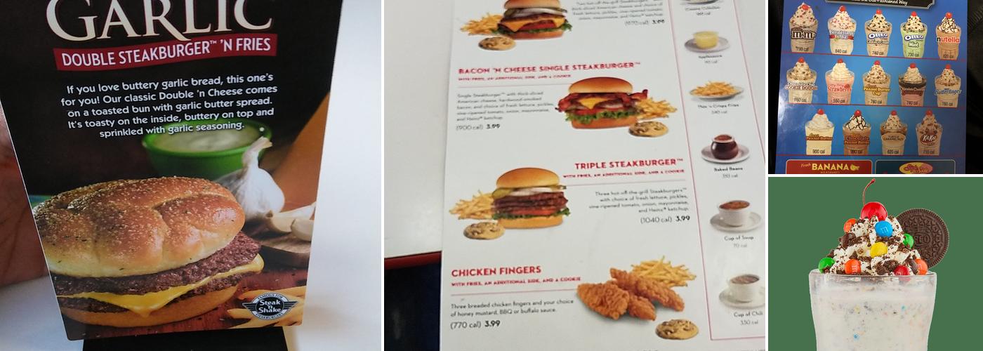 Steak 'n Shake Menu