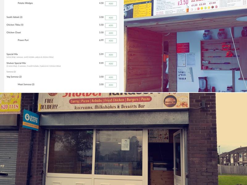 Sholver Tandoori Menu