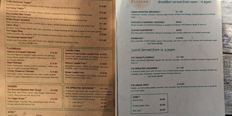 The Sprouted Kitchen Menu